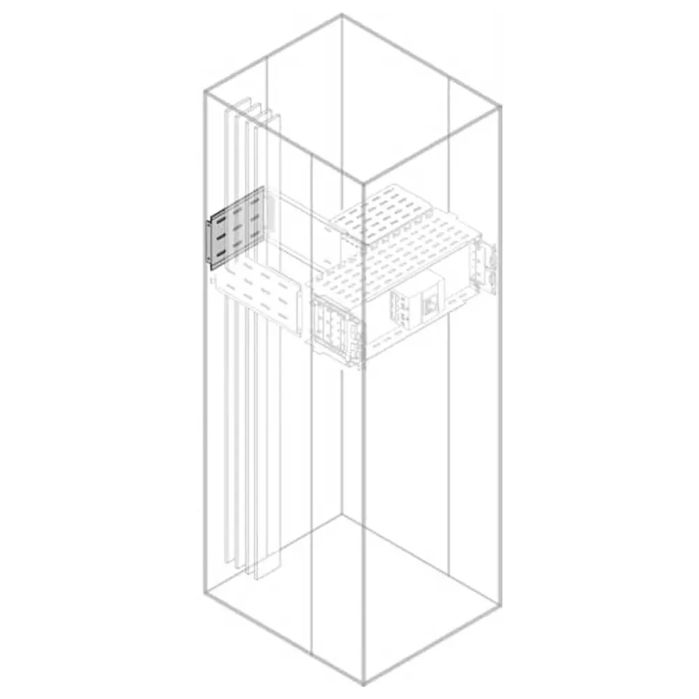 ABB 1STQ Series Pickled Steel Sheet Divider Panel for Use with Modular Boards - System Pro E Power, 50 x 800mm, 1STQ001970B0000