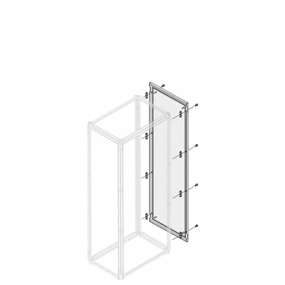 ABB 1STQ Series Pickled Steel Sheet Side Panel for Use with Modular Boards - System Pro E Power, 1800 x 900mm, 1STQ007584A0000