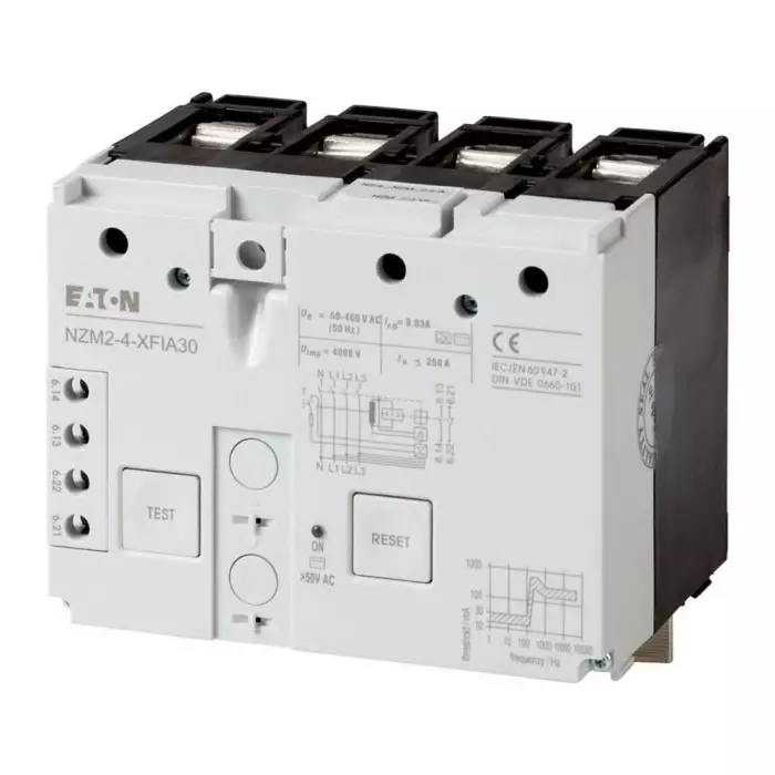 EATON Moeller NZM Residual Current Release for use with Four Pole NZM2-4, N2-4, 292345 NZM2-4-XFIA30