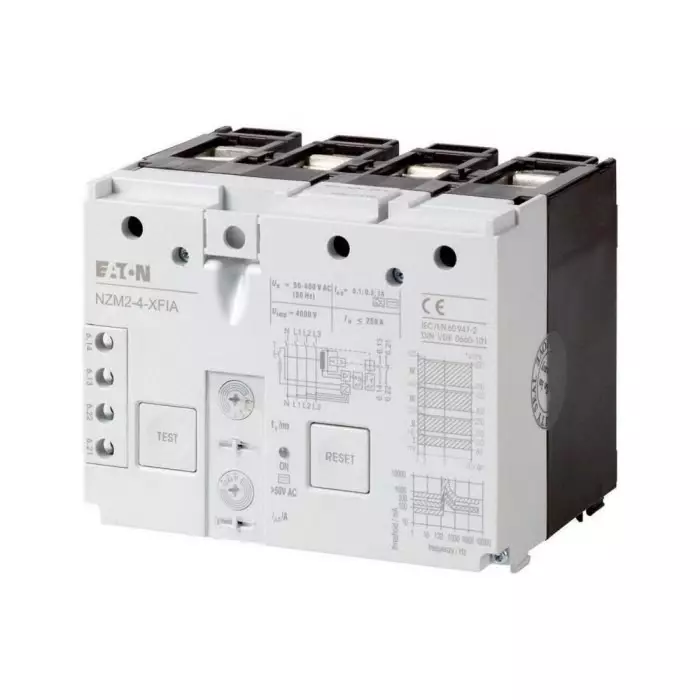 EATON Moeller NZM Residual Current Release for use with Four Pole NZM2-4, N2-4, 292346 NZM2-4-XFIA