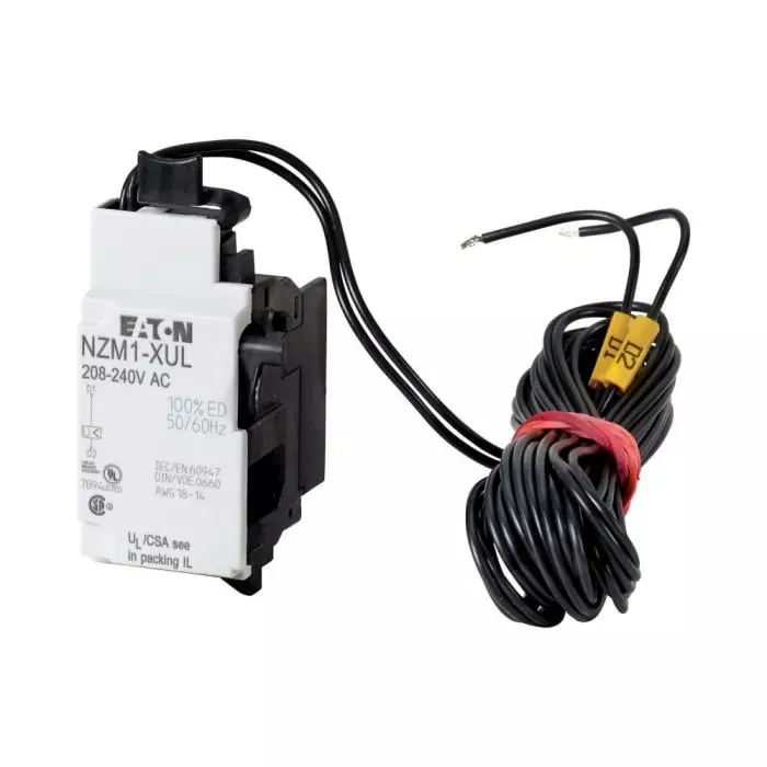 EATON Moeller NZM Undervoltage Release for use with N(S)1(-4), NZM1(-4), 259462 NZM1-XUL24AC