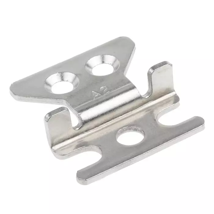 Rittal Stainless Steel Wall Bracket for Use with AE/BG/CM/EB/EL/KL Series, 2433000 (Pack of 4 Pcs)