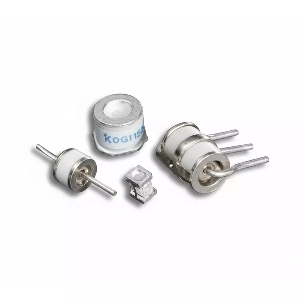 Littelfuse GTCx2-R Series Gas Discharge Tubes 2 Electrode 10 kA 230 V SMD/SMT Termination Style 8.2x6 mm, GTCS28-231M-R10-2