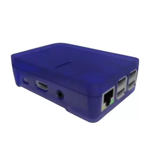 New Age Enclosures Enclosure Blue (Translucent Blue) Polycarbonate (PC), P7P-382612