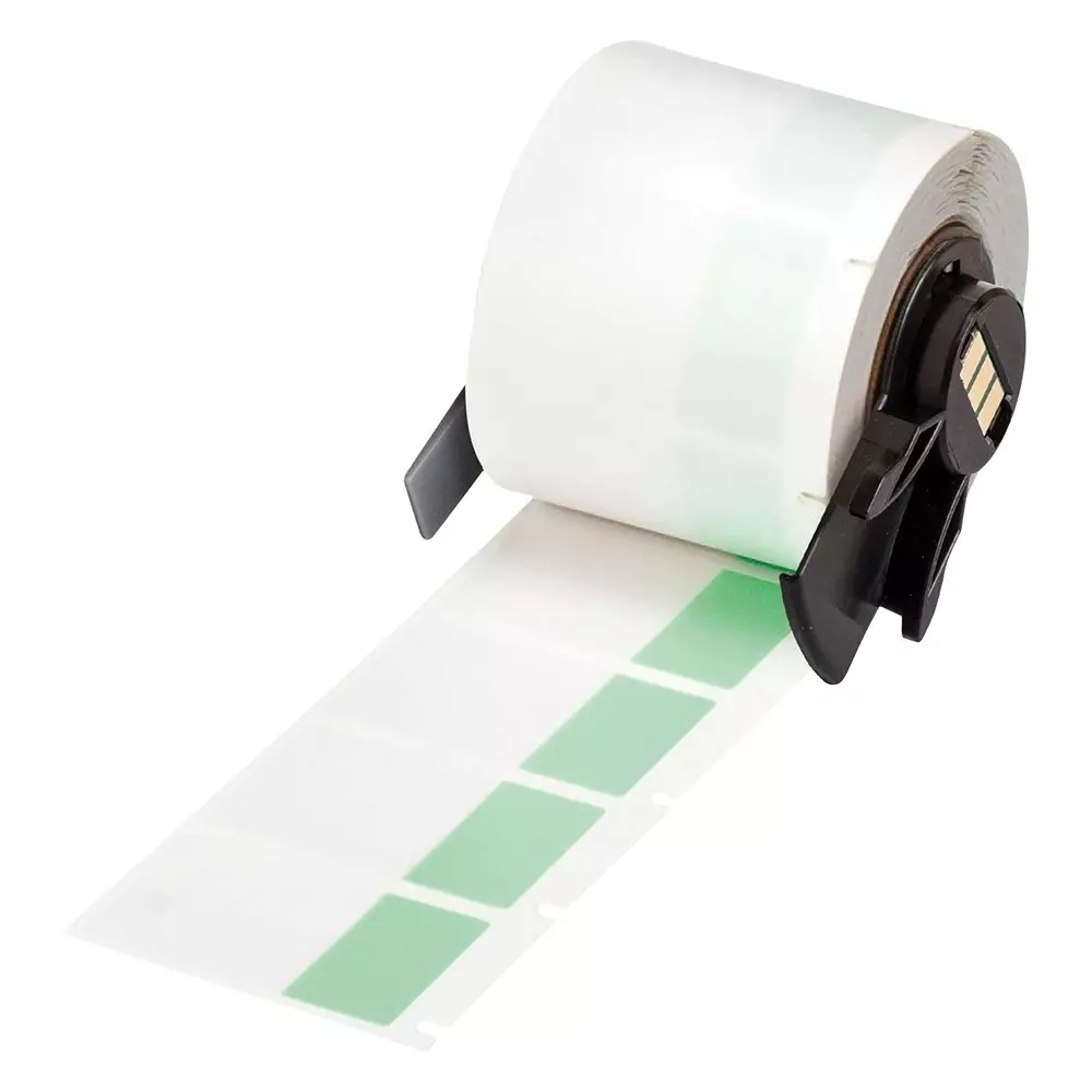 BRADY WIRE MARKER, WRAP AROUND, 25.4MMX38.1MM, M6-31-427-GR