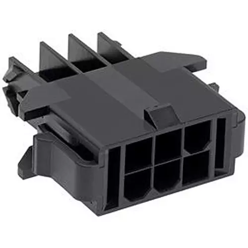 MOLEX Plug Housing, 16Pos, Nylon, Black, 172767-0016 (Pack of 10)