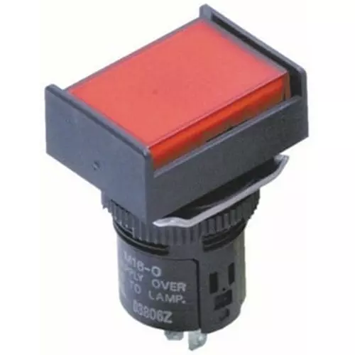 Omron Indicator Light Solder Terminal Red Illuminated Color