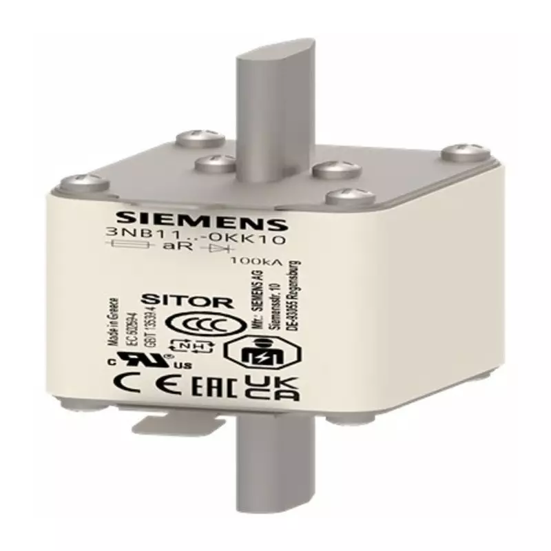 Siemens 100A Tag Fuse, 135mm, 600V, 3NB1123-0KK10