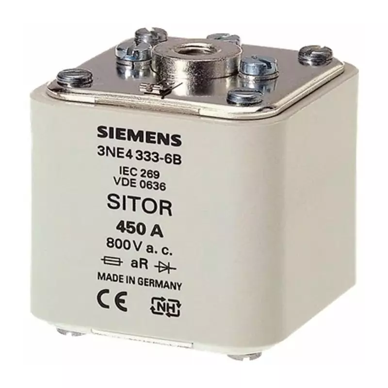 Siemens 500A Tag Fuse, 77mm, 800V, 3NE4334-6B