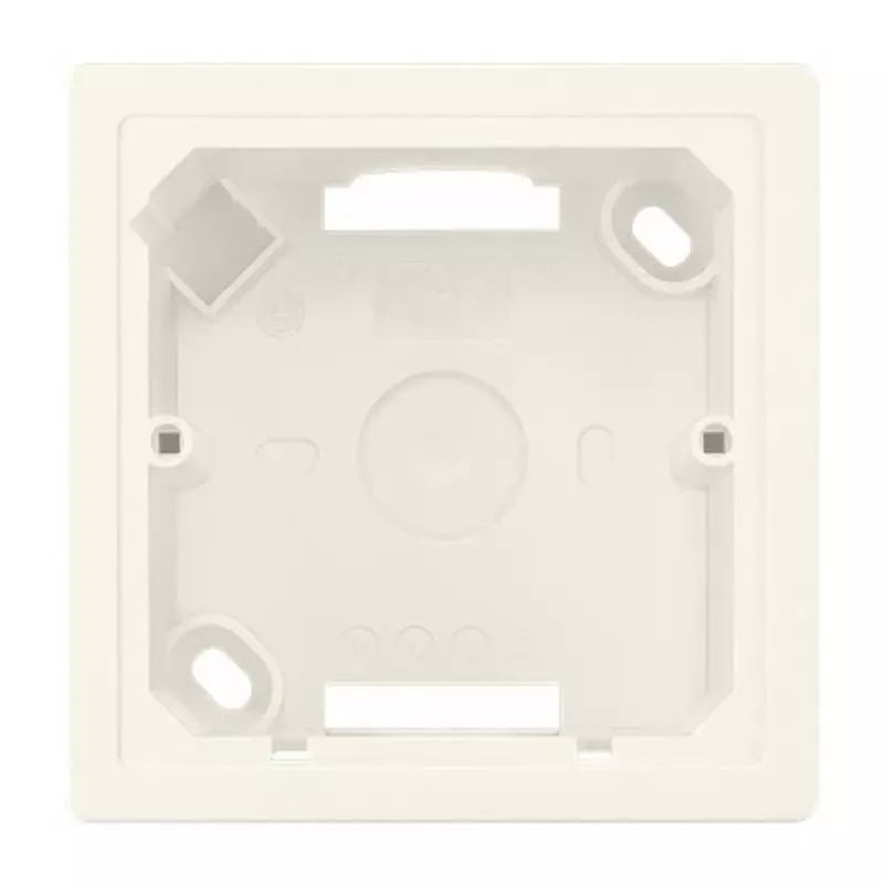 Siemens 5TG2903 Off White Gloss Thermoplastic Back Box, IP20,Surface Mount, 84 x 42.5mm, 5TG2901-1