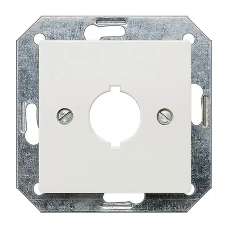 Siemens White 1 Gang Cover Plate Thermoplastic Cover Plate, 5TG2597