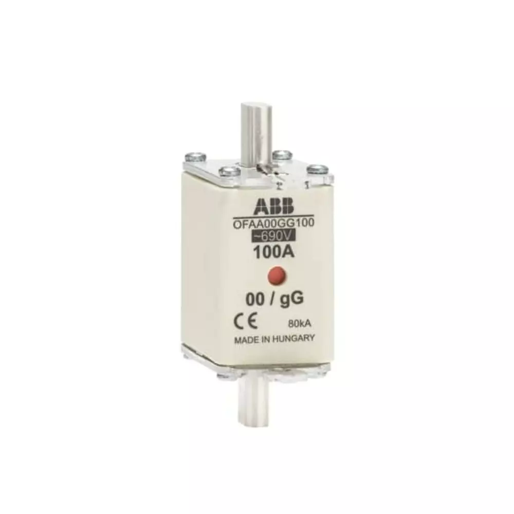 ABB 100A Tag Fuse, 79 x 30 x 60mm, 690V, 1SCA022700R9520 (Pack of 3)