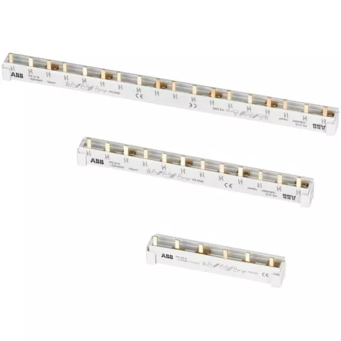 ABB IEC Range Busbar for use with DDA200, F200, S200, 2CDL220010R1012 (Pack of 50)