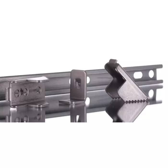 Rittal AX Series Stainless Steel Pole Clamp for Use with AX KX Series 600x198mm, 2584100 (Pack of 2 Pcs)