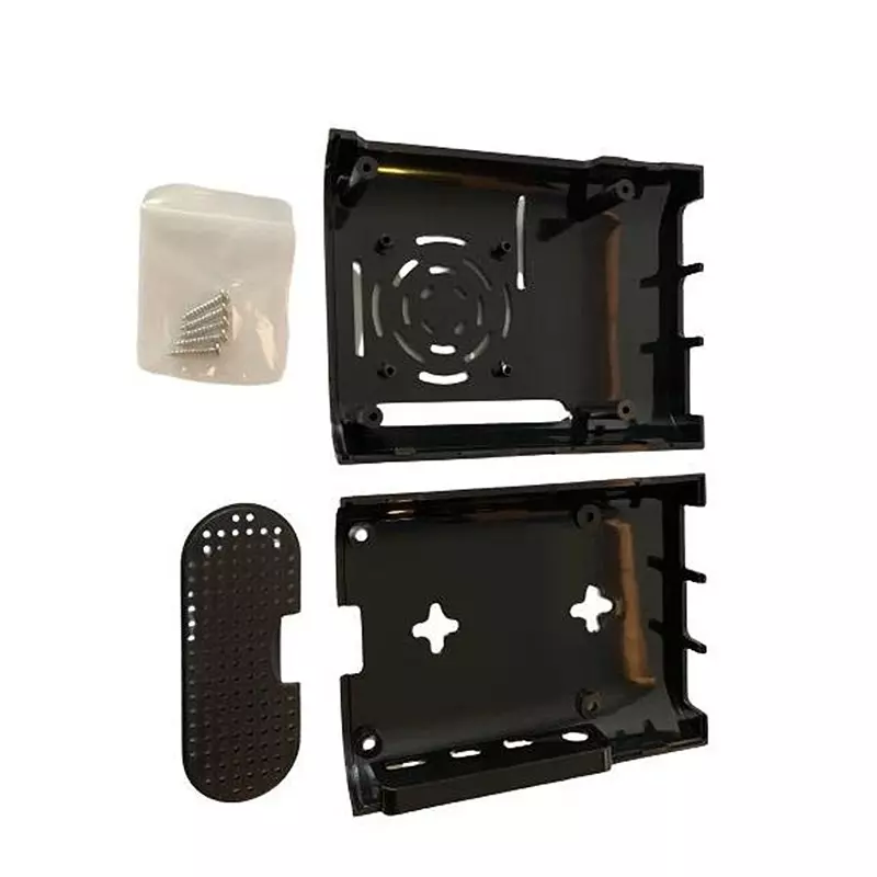 BUD INDUSTRIES Case Black Acrylonitrile Butadiene Styrene (ABS), PS-11596-B