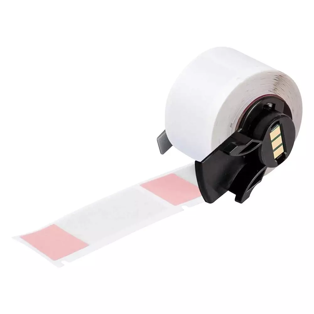 BRADY WIRE MARKER, WRAP AROUND, 25.4MMX63.5MM, M6-21-427-RD