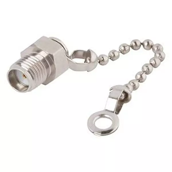 AMPHENOL SV MICROWAVE DUST CAP W/ BEAD CHAIN, SMA RCPT CONN, M39012/25-3026