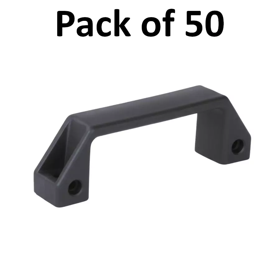 Elettro Handle Black Polyamide 6 Plastic Body, Size 135x25x40 mm (115 mm CTC), ETPL-06 (Pack of 50)