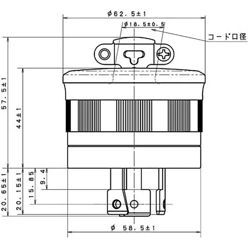 Panasonic Hook Cap 250 V 30 Amp Rated Current, WF6331W