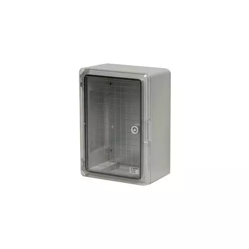 MULTICOMP PRO Enclosure ABS, Polycarbonate Multipurpose 300 mm Height Grey, Transparent, MP001222