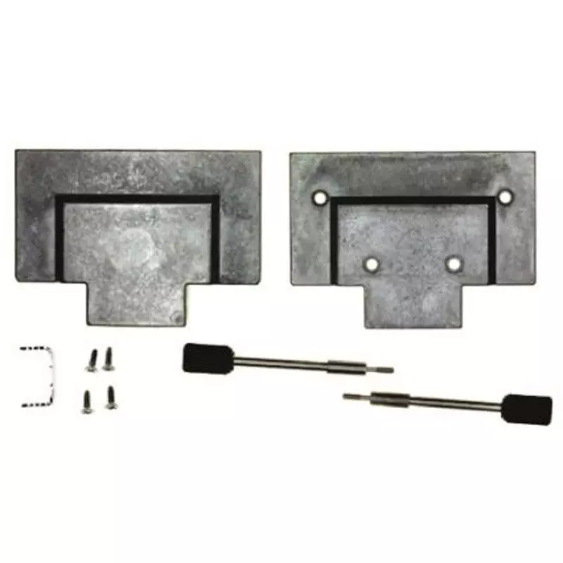 TE CONNECTIVITY D-Sub Backshell Straight Connection Direction Zinc Material, 5786152-3