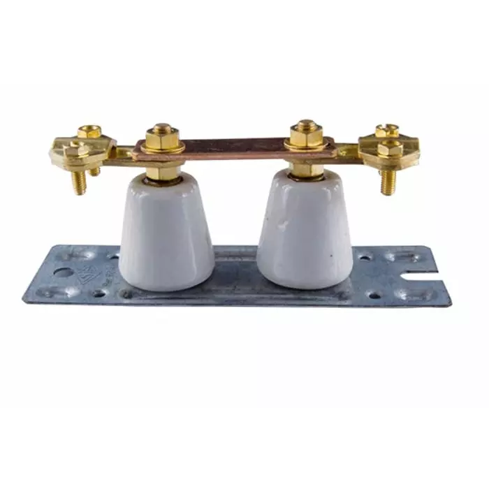 SIB Copper Earth bar L. 46 xW. 150 xH. 60 mm 2 Ways, P04388 (Pack of 10)