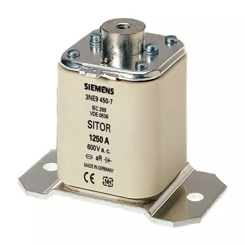 Siemens 1.25kA Tag Fuse, 125mm, 600V, 3NE9450-7