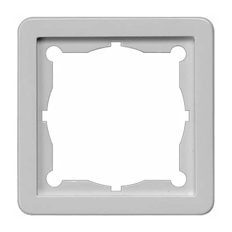 Siemens Silver 1 Gang Mounting Plate Thermoplastic Mounting Frame, 5TG1766