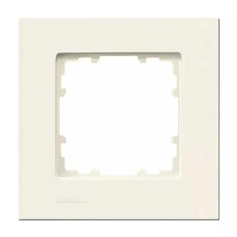 Siemens White 1 Gang Mounting Plate Thermoplastic Mounting Frame, 5TG1111-3
