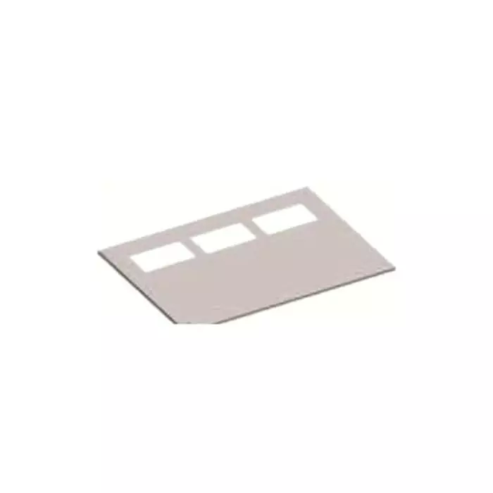 ABB RAL 7035 Roof Plate, 610mm W, 425mm L for Use with Cabinets TriLine, 2CPX045737R9999