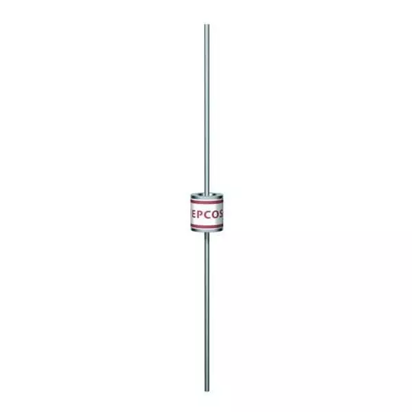 EPCOS ES Series Gas Discharge Tubes 2 Electrode 2 kA 1 kV Axial Termination Style 4.7x4 mm, B88069X6561B502