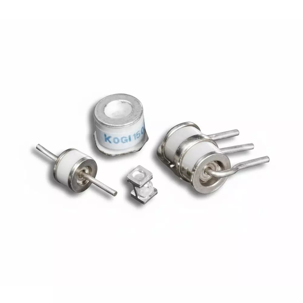 Littelfuse GTCx2-R Series Gas Discharge Tubes 2 Electrode 5 kA 230 V SMD/SMT Termination Style 6x4.2 mm, GTCS26-231M-R05-2
