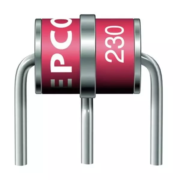 EPCOS T87 Series Gas Discharge Tubes 3 Electrode 10 kA 420-720 V Radial Termination Style 8x13.4 mm, B88069X8550B502