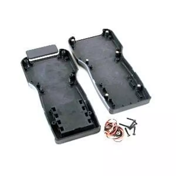 Hammond Battery Door Enclosure Black Acrylonitrile Butadiene Styrene (ABS), 1553TBKBAT