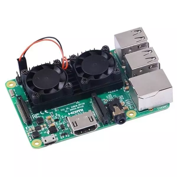 SEEED STUDIO Ultimate Cooling Dual Fan for Raspberry Pi, 114991371