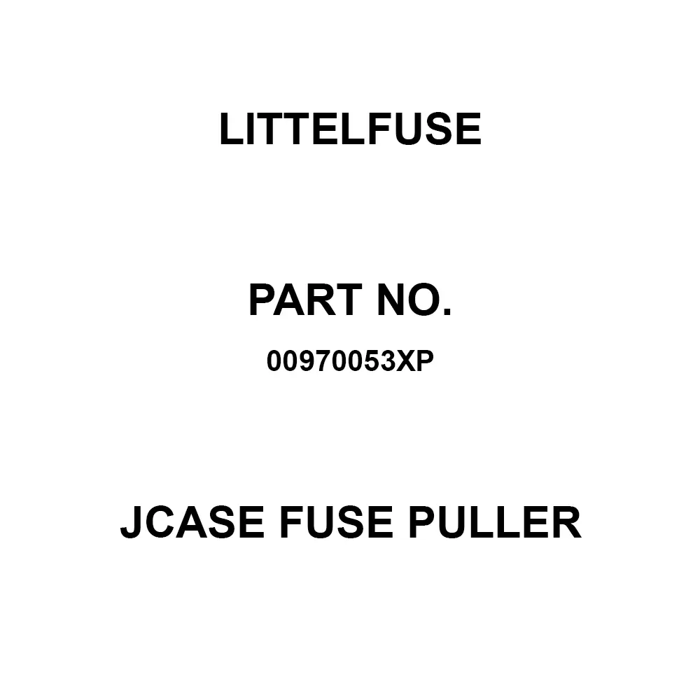 Littelfuse Jcase Fuse Puller, 00970053XP