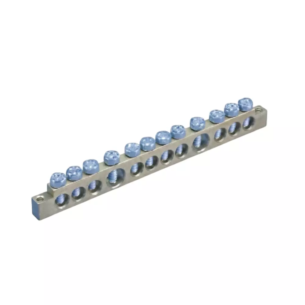 FTC Neutral Bar 7-Way for SPN 8-Way MCB Distribution Board, NB-7 (Pack of 50 Pcs)