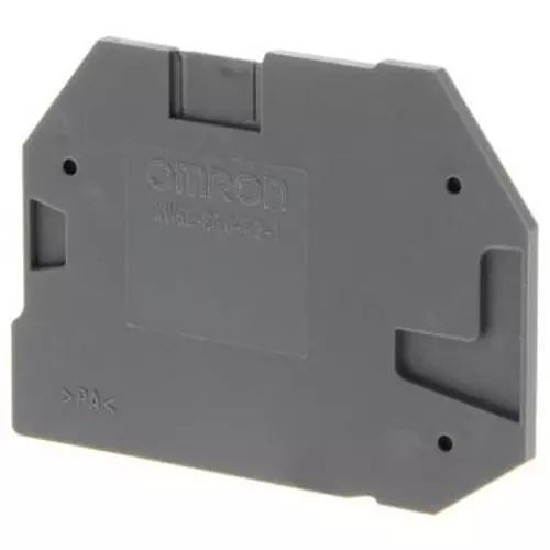 Omron End Cover XW5E Series, Correspondence Type, XW5E-S4.0-1.2-1 (Pack of 10 Pcs)