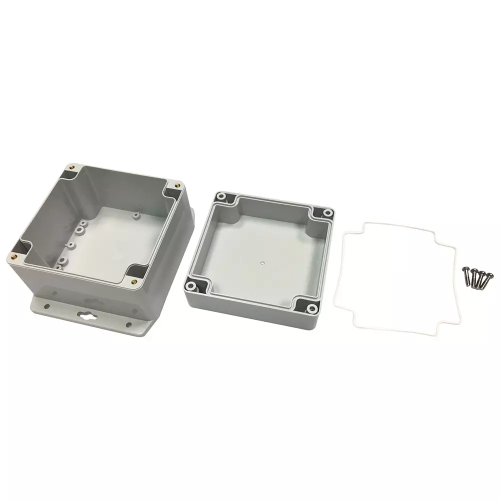 MULTICOMP PRO Enclosure Polycarbonate Wall Mount 90 mm Height Light Grey, MP009929