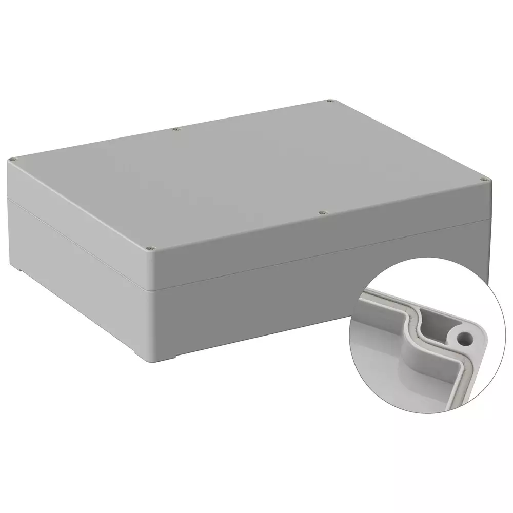 MULTICOMP PRO Enclosure Polycarbonate Multipurpose 85 mm Height Grey, MP011570