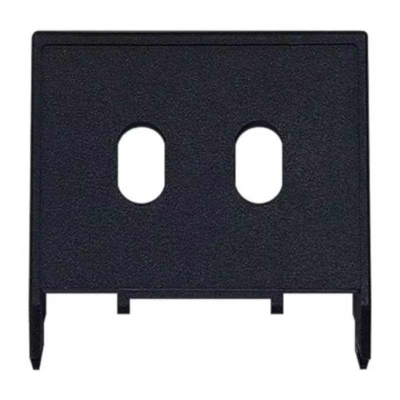 Siemens Black 2 Gang Mounting Plate Thermoplastic Mounting Plate, 5TG1913