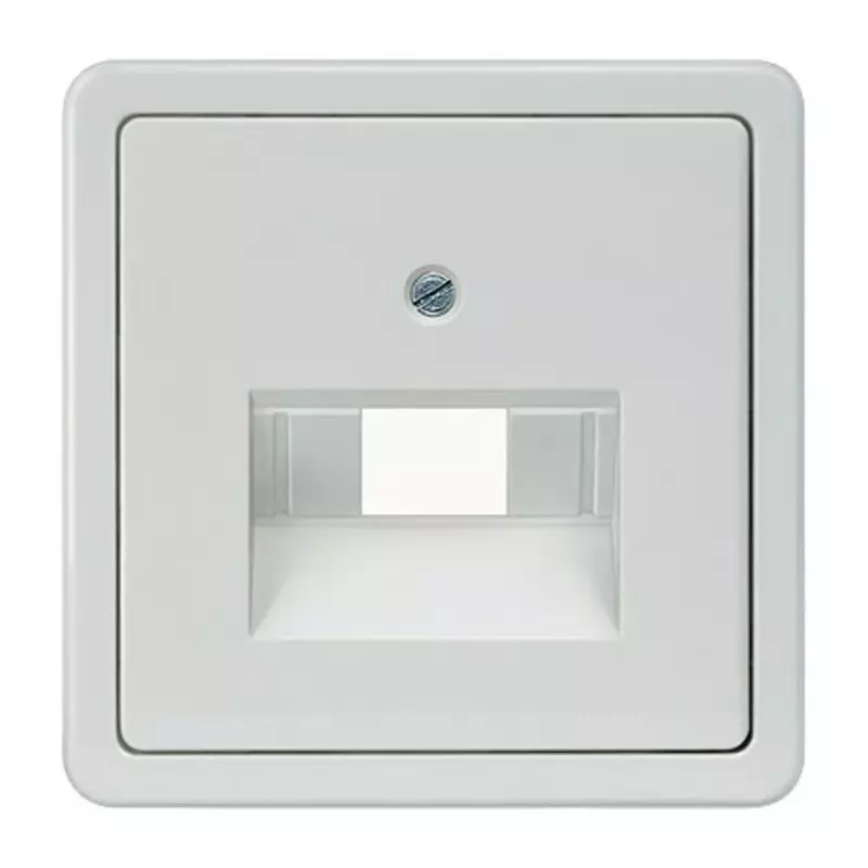 Siemens Silver 1 Gang Cover Plate Thermoplastic Cover Plate, 5TG1765