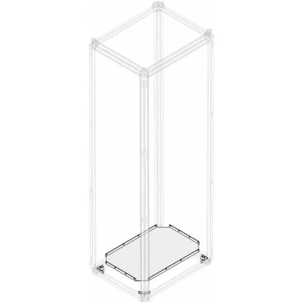 ABB 1STQ Series Pickled Steel Sheet Base Panel for Use with Modular Boards - System Pro E Power, 1000 x 500mm, 1STQ007197A0000