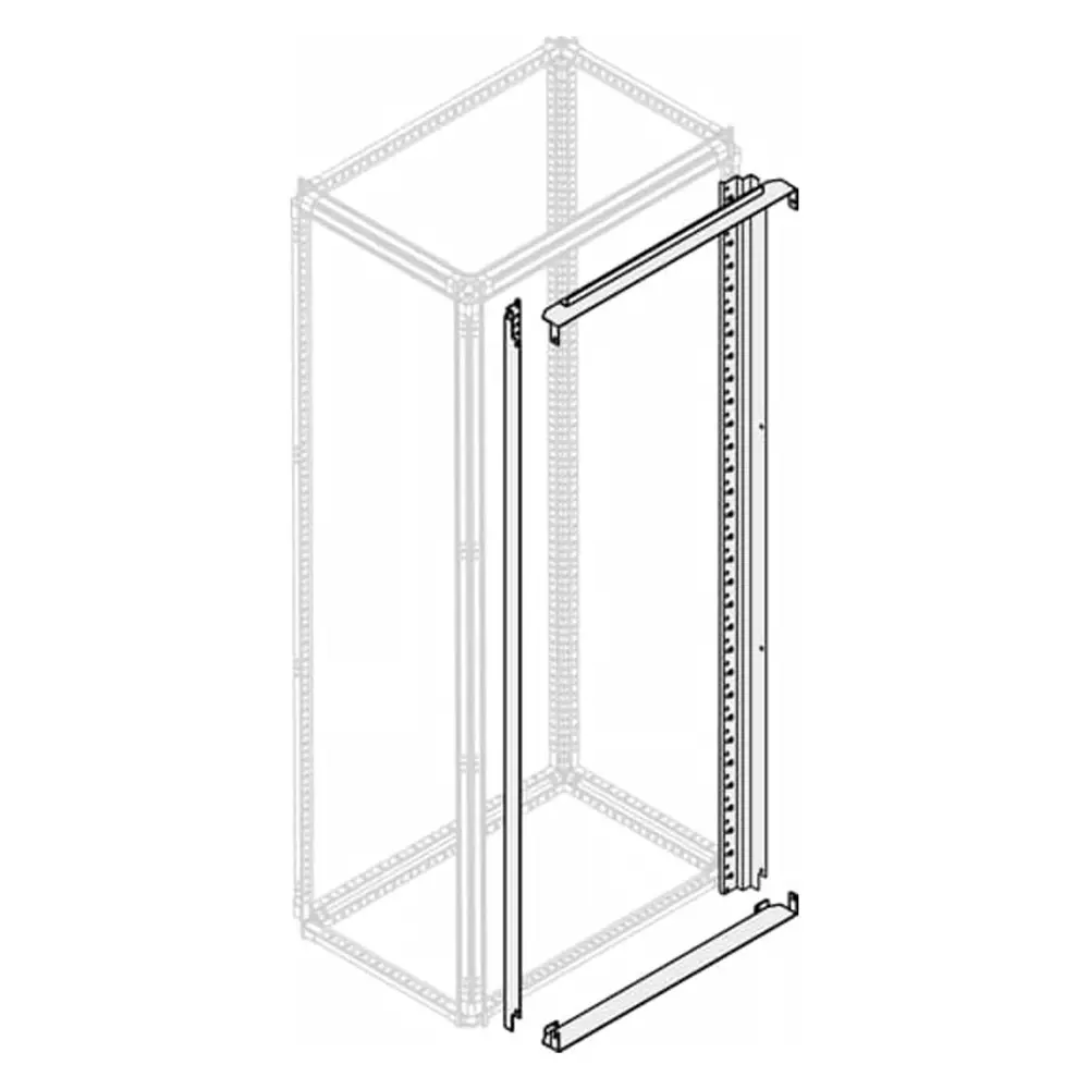 ABB 1STQ Series Pickled Steel Sheet Frame for Use with Modular Boards - System Pro E Power, 1800 x 400mm, 1STQ007449A0000