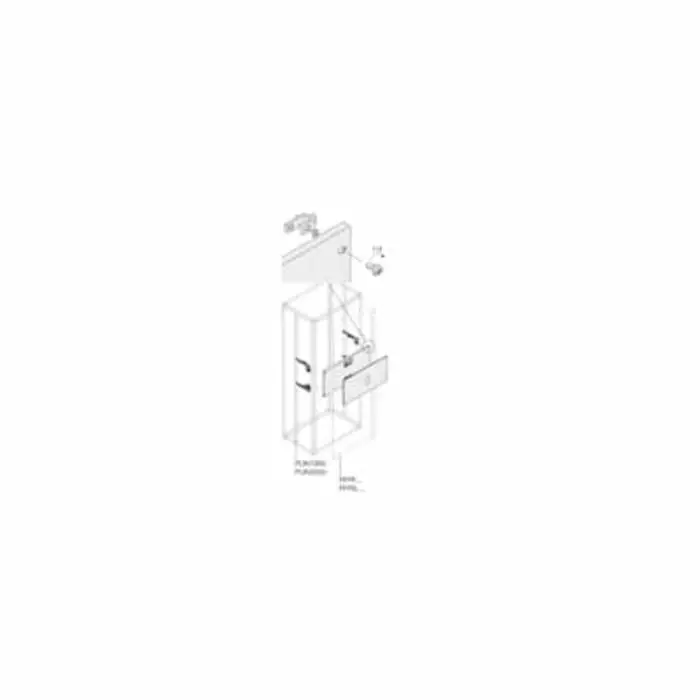ABB 1STQ Series Pickled Steel Sheet Installation Kit for Use with Modular Boards - System Pro E Power, 350 x 800mm, 1STQ005222B0000