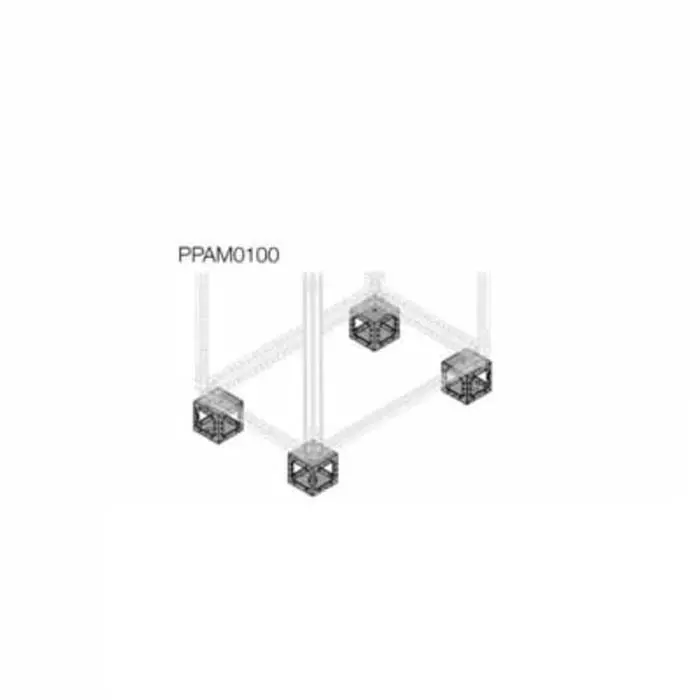 ABB 1STQ Series Sheet Steel Galvanised Base/Plinth Corner Piece for Use with Modular Boards - System Pro E Power, 100 x, 1STQ007048A0000
