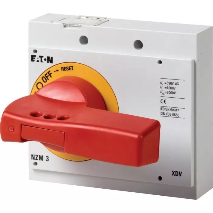 EATON Moeller NZM Rotary Handle for use with N(S)3(-4), NZM3(-4), PN3(-4), 260140 NZM3-XDVR