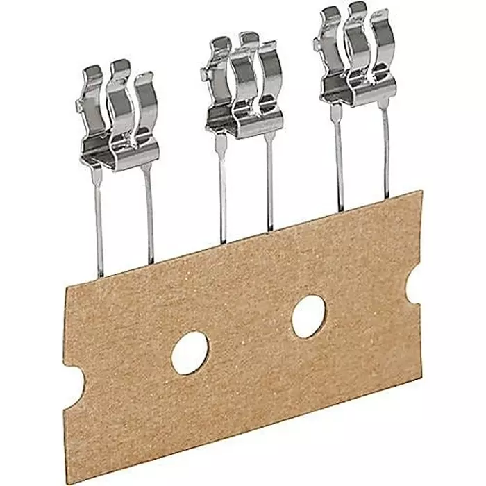 Schurter Fuse Clips With Straight Leads Through Hole 6.3 A Nickel, 752.1243