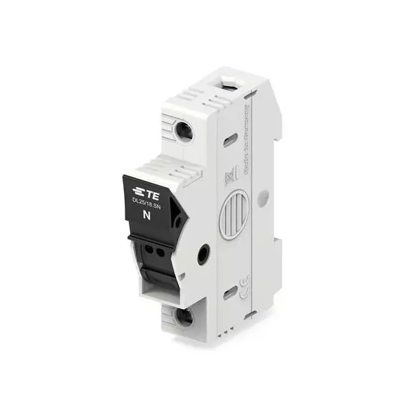 TE CONNECTIVITY Fuse Holders DIN Rail 32 A Current Rating 690 VAC/DC Voltage Rating, 1SNF100022R0000