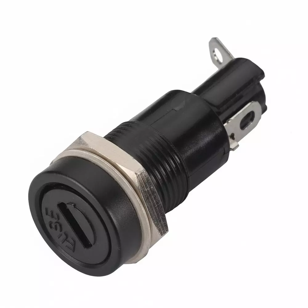 EATON ELECTRONICS Fuse Holders Panel Mount 1 Pole 10 A Current Rating 250 VAC Voltage Rating, BK2-HTC-609M